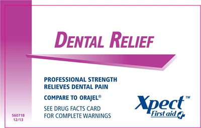 Principal Display Panel – Pocket Card (Dental Relief 02)